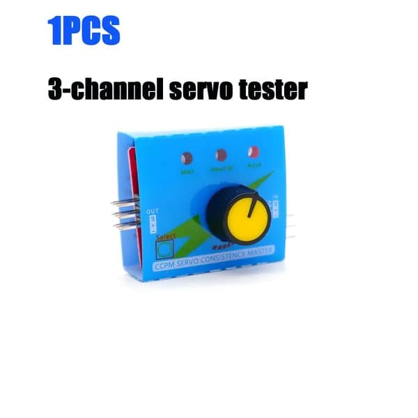 Тестер сервоприводов RC 3CH с цифровым мульти-ESC, проверка и настройка регуляторов скорости, настройка рулевого сервопривода RC CCPM