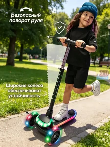 Электросамокат O31ergethG3L4G4, черный