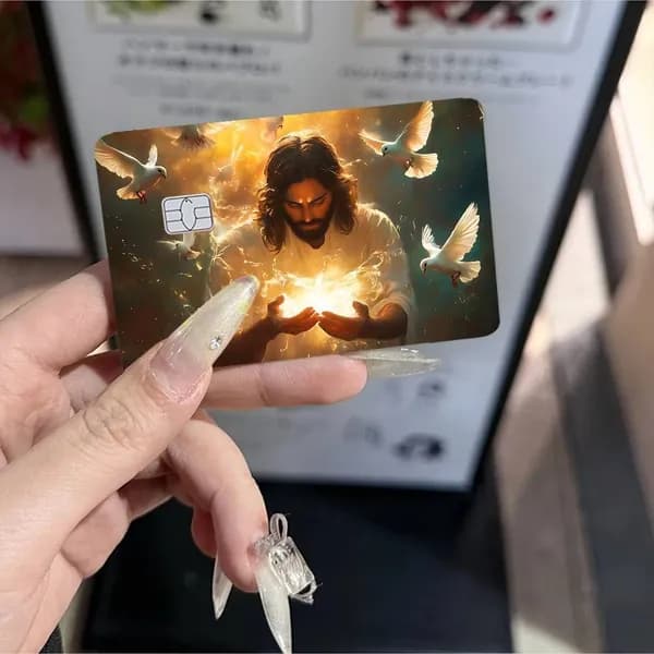 Jesus Иисус Наклейка для банковской карты