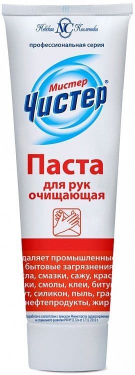 Мистер Чистер Паста для рук, очищающая, 100мл