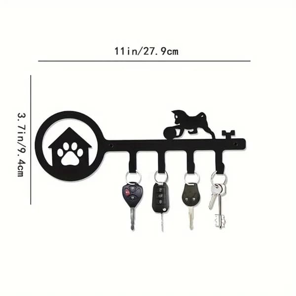 CIFbuy Ключница настенная "Домашняя собака" с 5 крюч., 1 шт