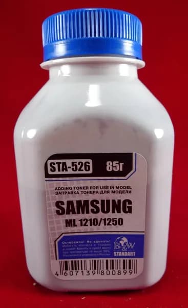 Тонер BW для Samsung ML1210 - тонер (STA526) 85 гр, черный