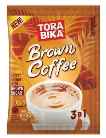 Torabika Напиток кофейный растворимый Brown Coffee, 3 в 1, 25 гр, 20 шт