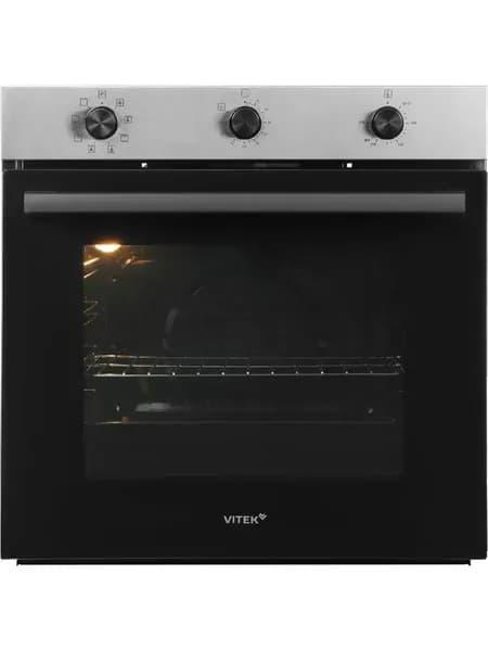 Духовой шкаф электрический Vitek VEO 6380 IX, 68 л, 2045 Вт, 8 режимов, гриль, конвекция, таймер, нержавеющая сталь. Товар уцененный