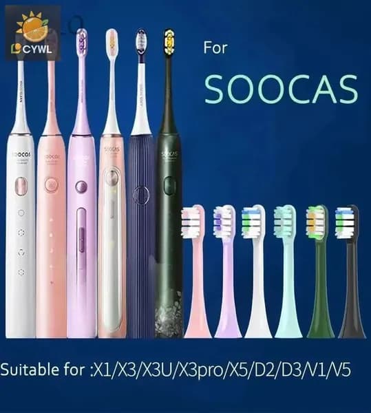 6 шт головки для электрической зубной щетки SOOCAS