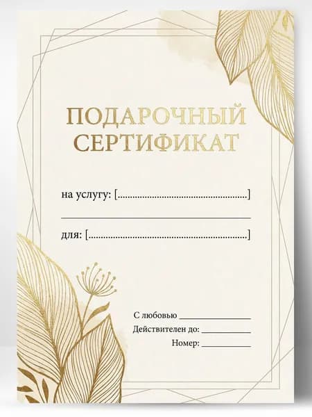 Подарочный сертификат