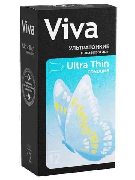 Презервативы VIVA (ВИВА) Ультратонкие 12 штук