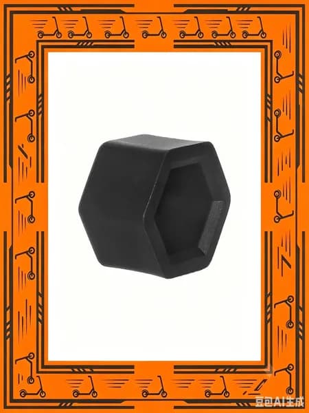AAD0466176001 гайка рулевого вала для Kukirin G3Pro G2Master, чёрный пластик, быстрая установка