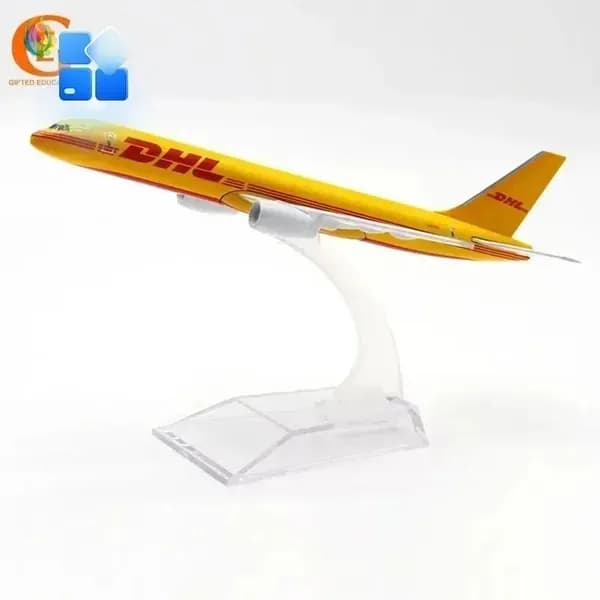 DHL Боинг 757 Металлическая Модель Самолета, Boeing B757 Грузовой Самолет