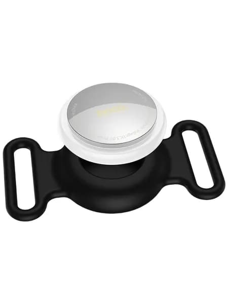 Bluetooth метка Airtag белый на ошейник животного // gps смарт трекер, белый