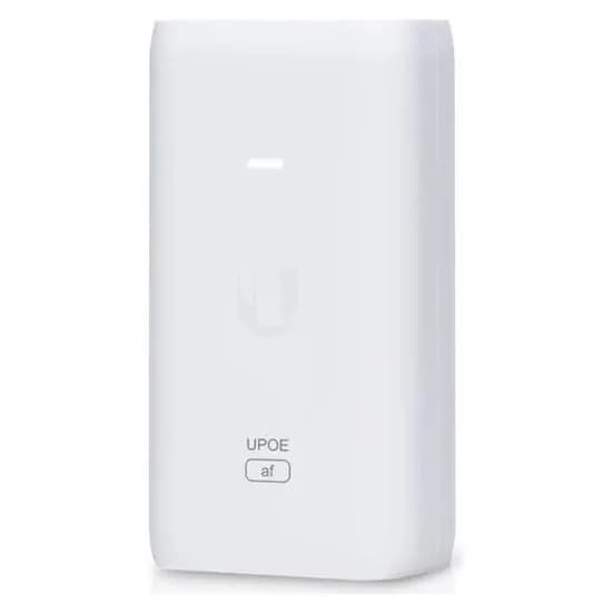 Гигабитный POE-адаптер Ubiquiti U-POE-AF, 48 Вольт, 15 Вт