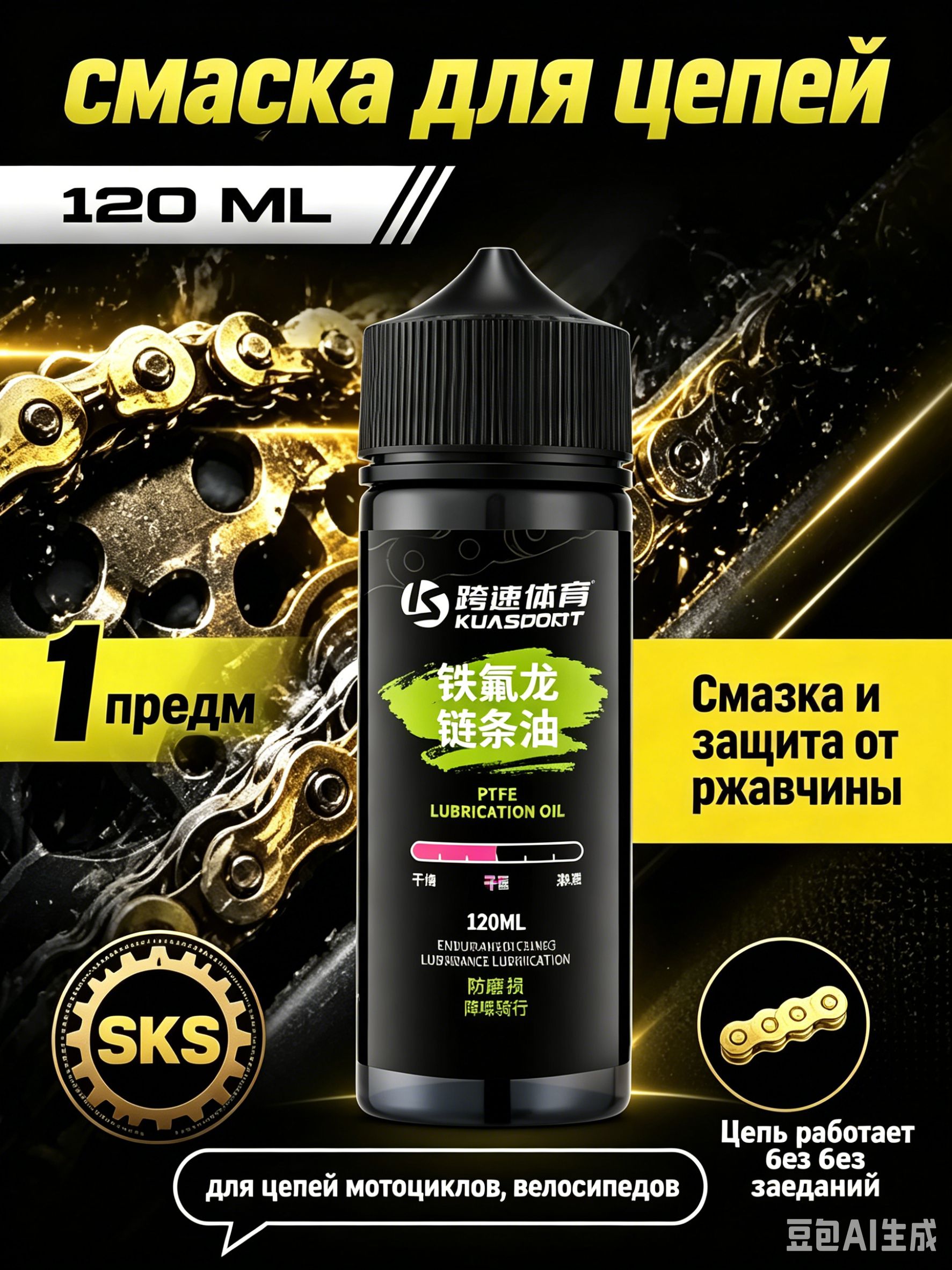 Смазка автомобильная Антифрикционная, 120 мл, 1 шт.