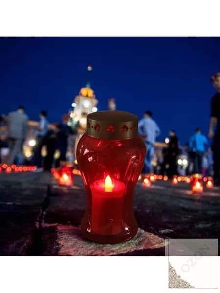 Свечи церковные, 17 см х 8.4 см, 1 шт