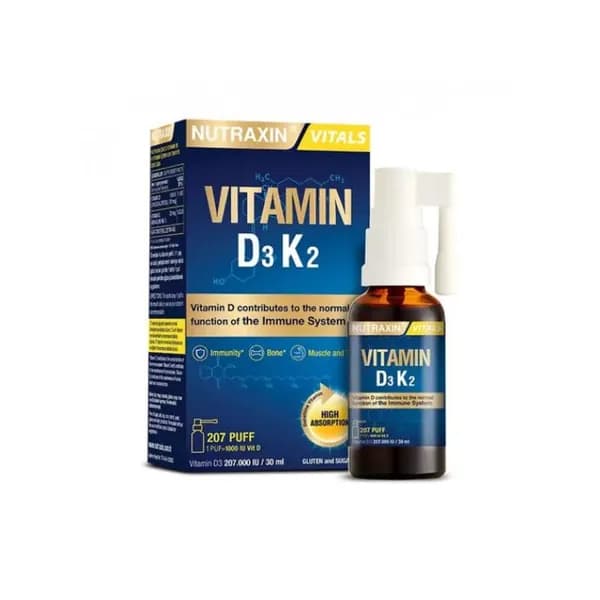 Nutraxin Витамин D3K2 Спрей 30 мл