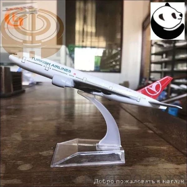 Эксклюзивная модель Боинг 777 от Turkish Airlines, металлический лайнер