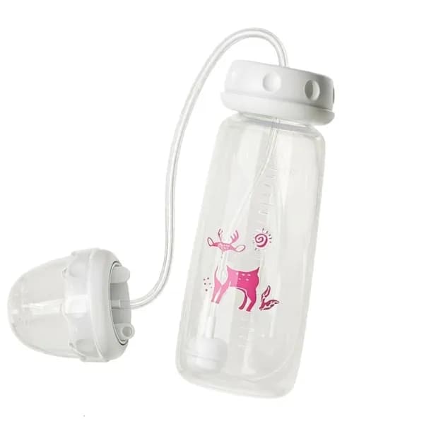 Бутылка для хранения молока 150/240 мл, Розовый - 240ML