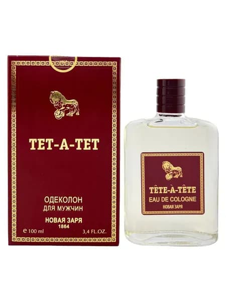 Новая Заря Тет-А-Тет (Tete-A-Tete) Одеколон Мужской в футляре 100мл