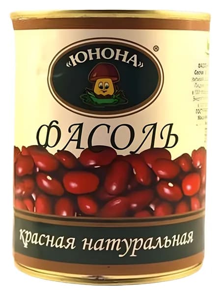 Фасоль красная Юнона Инвест ж/б, 360 г