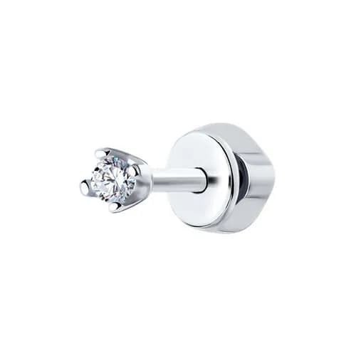 Серьга серебряная 94170002