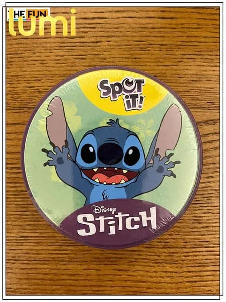 Настольная игра Доббль/ Дубль Spot it! Stitch- отличное развлечение для всей семьи и забавный подарок на !