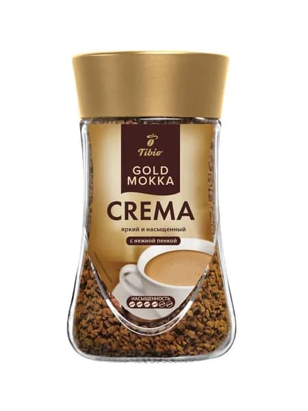 Кофе растворимый сублимированный Tibio Gold Mokka Crema, 90 г.