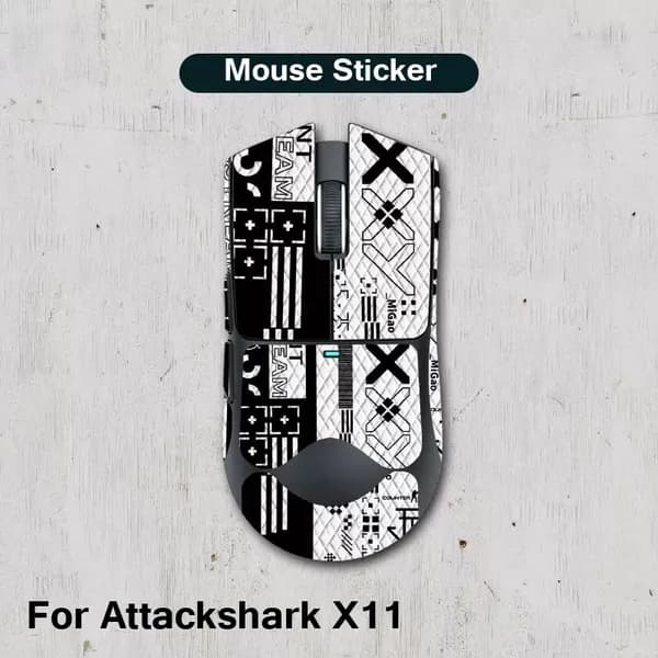 Самоклеящиеся противоскользящие накладки, грипсы для мыши Attack Shark X11
