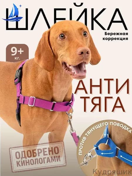 Шлейка для собак крупных и средних пород антитяга