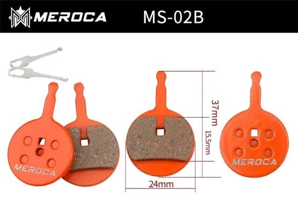 Колодки для дисковых тормозов велосипеда MS-02B MEROCA