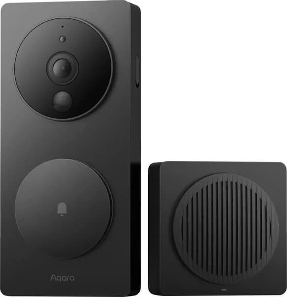 Видеоглазок для входной двери AQARA Smart Video Doorbell G4, черный