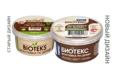 Шпатлевка по дереву BIOTEKS сосна 0,25кг