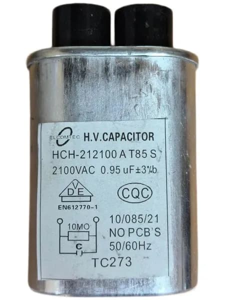 Конденсатор высоковольтный для микроволновой печи 2100V 0.95MF