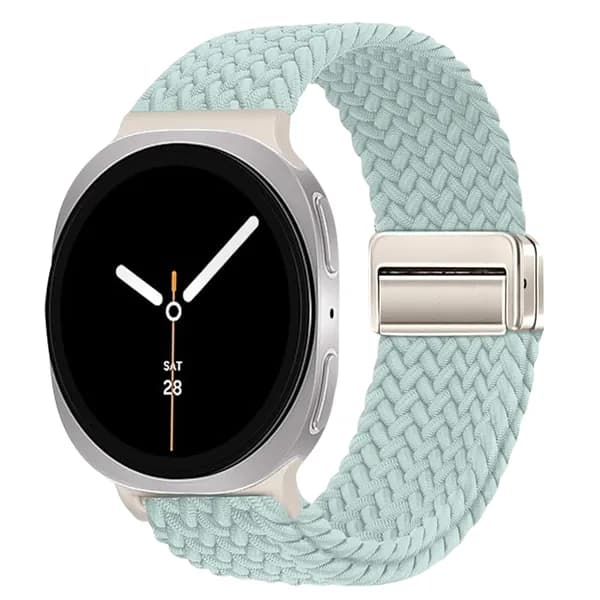 Нейлоновый плетеный одноколёсный ремешок для Samsung Galaxy Watch 8 40 мм / 44 мм Магнитный ремешок для Galaxy Watch 8 Classic Correa