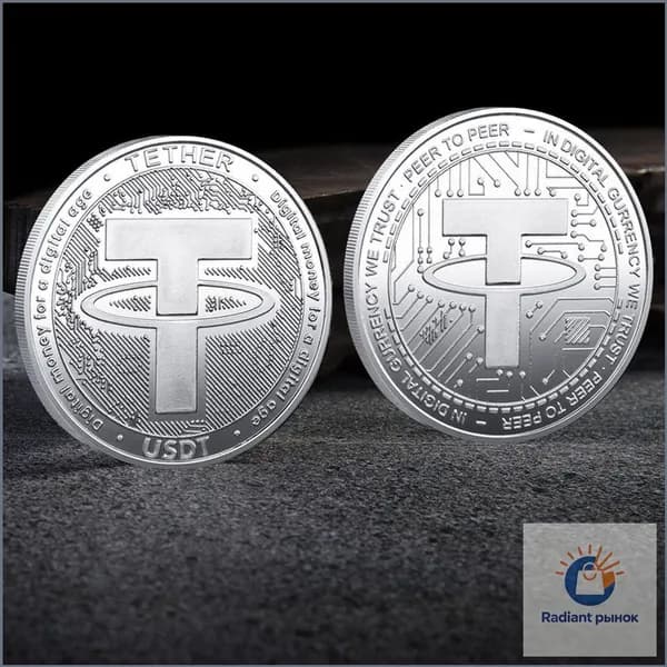 Премиум физический USDTтокен, выпущенный для криптошифрования