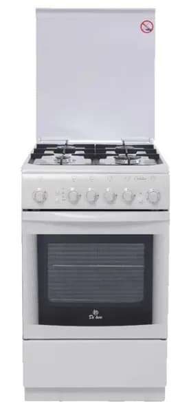 Плита De Luxe 506040.01г(кр)чр белый