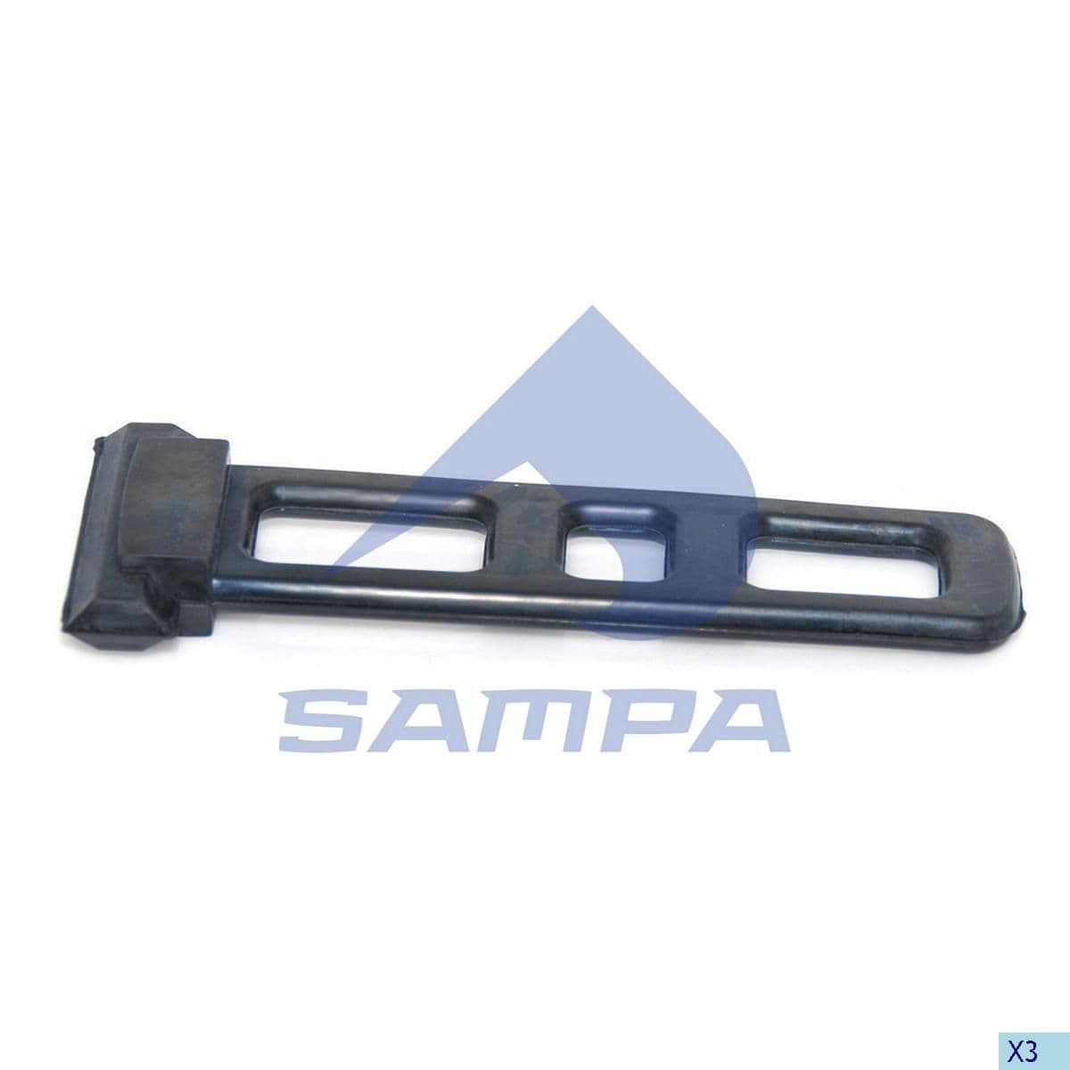 Держатель брызговика резиновый Scania 4 Series 94, 114, 124, 144, 164; P/G/R/T Series P/G/R/T Sampa 043.205