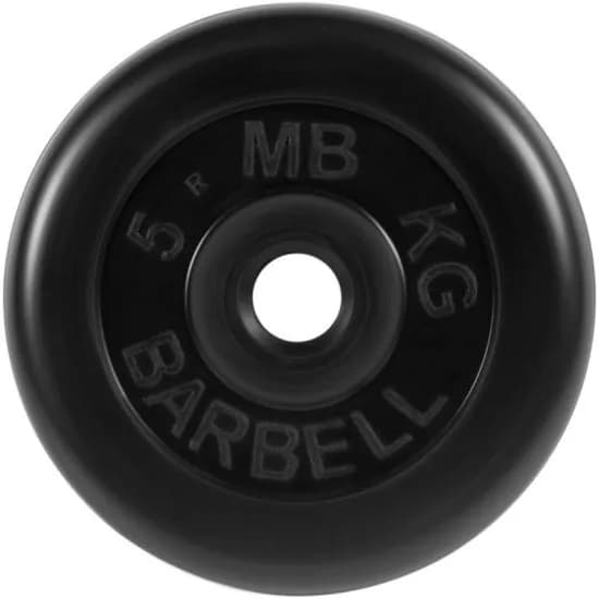 Блин для штанги MB Barbell Стандарт, 5 кг, 31 мм (MB-PltB31-5)