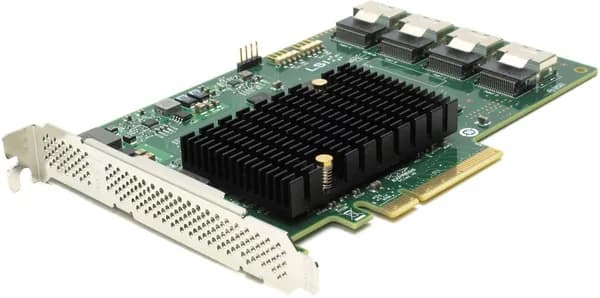HBA-адаптер LSI 9201-16i SASх2 PCI-E 6 Гб/с 16хHDD