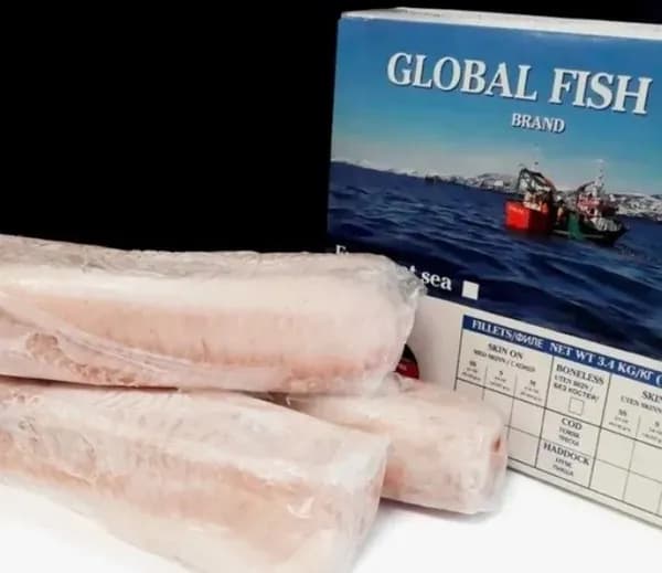 Филе спинки трески Global Fish 3,405 кг (корабельная заморозка)
