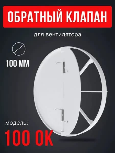 Обратный клапан ОК D100 пластик ERA