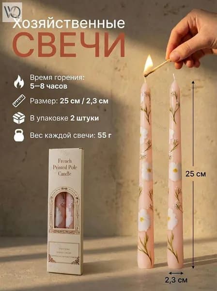 Свечи поминальные, 2 шт