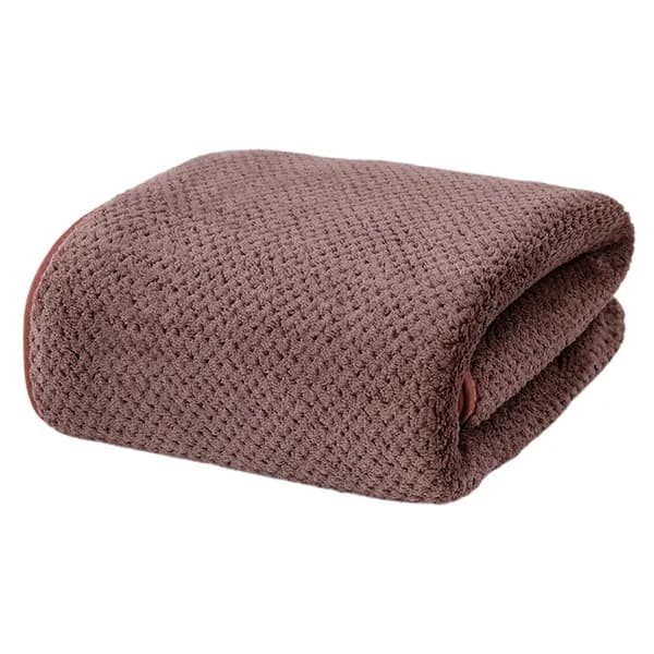 unbrand Полотенце банное, Натуральные материалы, 30x100 см, коричневый