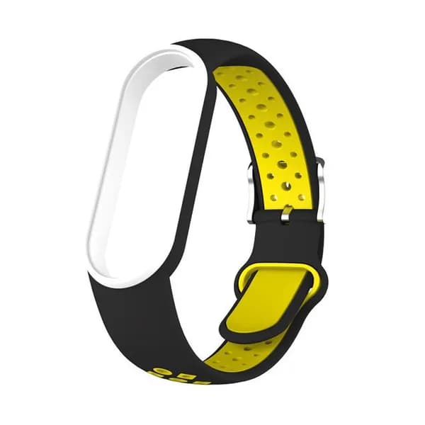 Ремешок для Xiaomi Mi Band 5/6/7 силиконовый спортивный дышащий, сменный фитнес-браслета