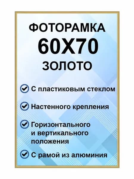 Рамка для постера металлическая 60х70 см