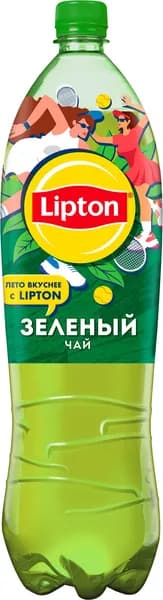Напиток LIPTON Холодный зеленый чай негазированный, 1.5л