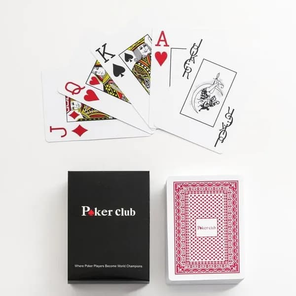 Пластиковые игральные карты / Для покера , 54 карты, классические