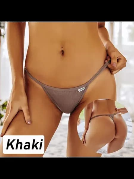 Женские бесшовные хлопковые стринги