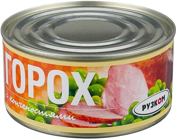 Горох с копченостями "Рузком" 325 гр.2шт