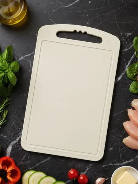 Доска разделочная пластиковая для кухни 20х32 см, кухонная доска для резки