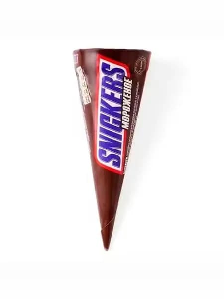 Мороженое Snickers рожок БЗМЖ 69 г