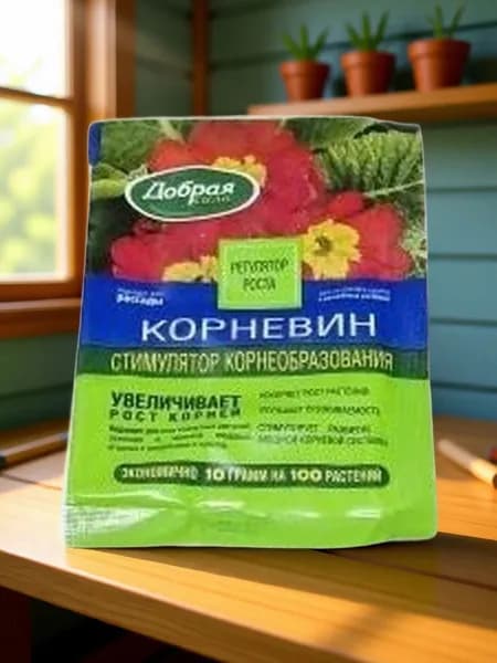 Корневин - стимулятор корнеообразования, 10 г.